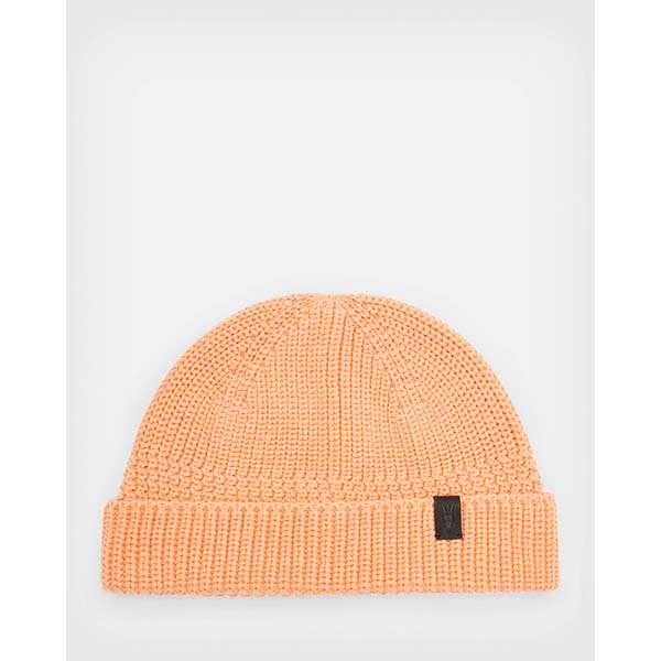 Allsaints Australia Mens Parker Beanie Orange AU87-042